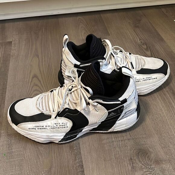 Adidas DAME 7 EXTPLY GW2804 Shaqnosis Shaq Damenosis White/Black Men\'s 11.5 main image 5